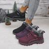 Fashion Snow Boots for Women Casual Winter Shoes Non-slip Platform Warm Ankle Boots Combat Outdoor Short Plush Hiking Boots Botas Mujer