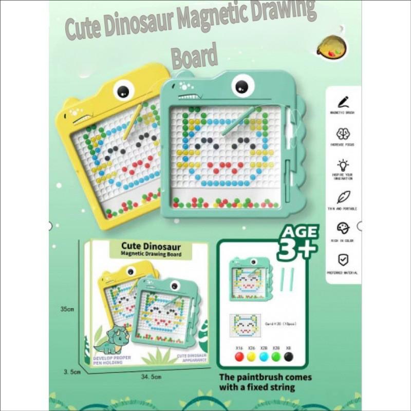 Children Double-Sided Magnetic Color Large Drawing Board Toy Early Learning Toy Education Cute Cartoon Magnet Toy