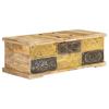 Vidaxl Coffee Table, 100X50X35 Cm, Solid Mango Wood
