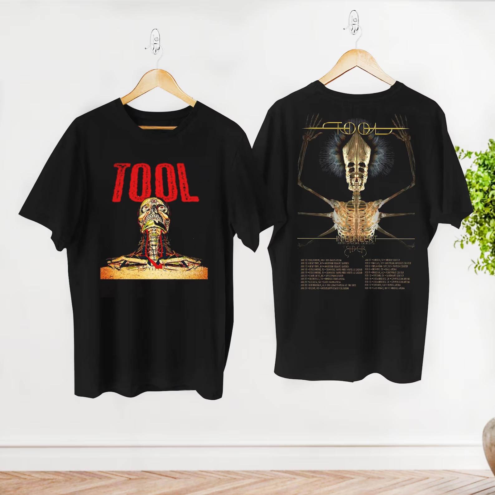2026 Tool Band Graphic T-Shirt, Tool Band Fan Gift, Rock Band Tool 2026 Tour Shi XXL