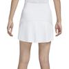 Nike SS24 Dri-Fit Comfortable Quick-Dry Logo Print Tennis Skirt Women Skirts White Black FD6533-100