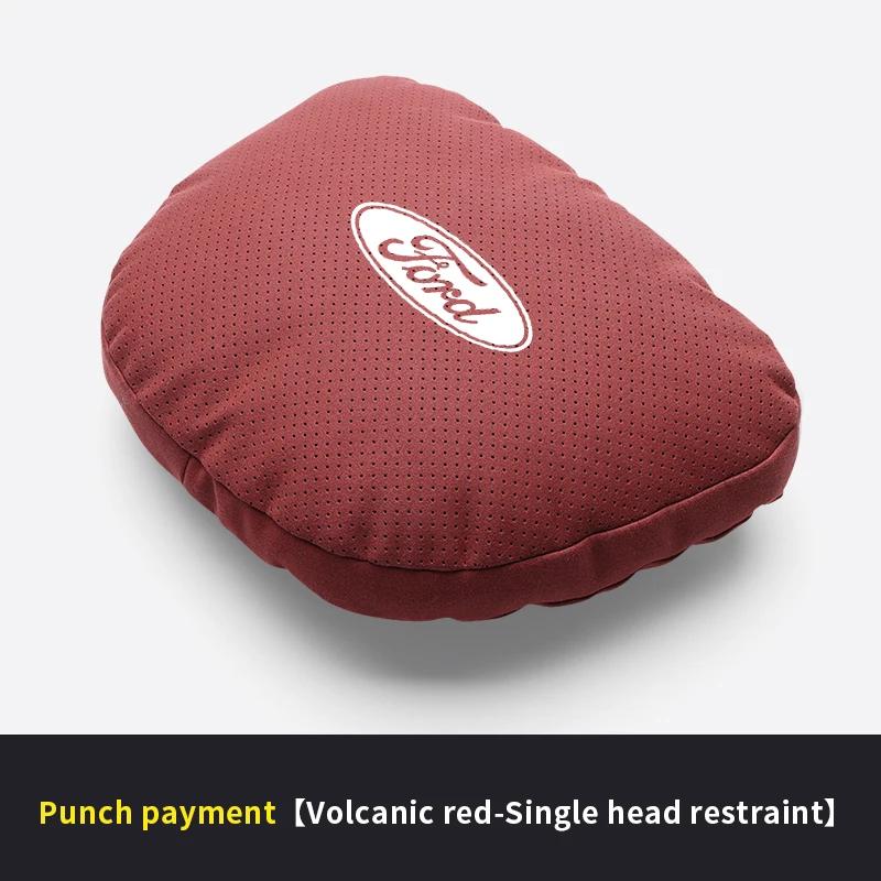 For Ford Focus Fiesta Fusion Explorer Edge Kuga Mondeo ST F150 Ecosport Ranger Car Headrest Neck Support Seat Soft Neck Pillow