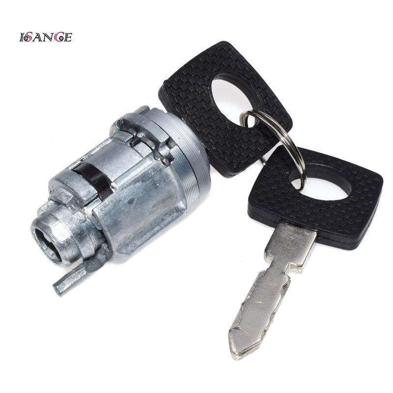 ISANCE Ignition Lock Cylinder Switch Keys Cylinder 1264600604 For Mercedes-Benz W124 W126 190 260 300 560 500 1984-1995
