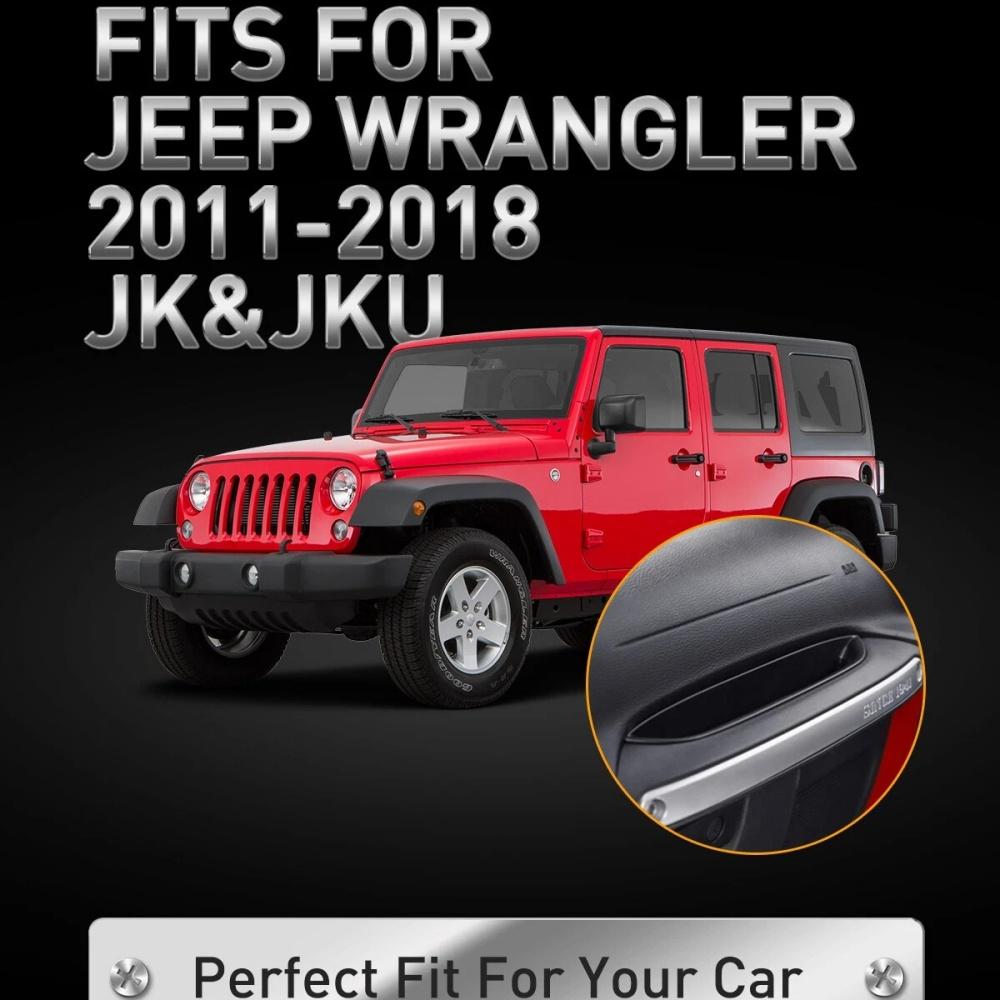 Passenger Storage Tray Organizer Grab Handle Storage Box For Jeep Wrangler Jk