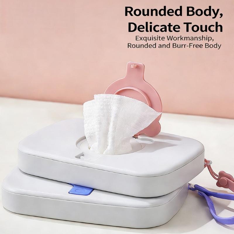 Wipes Case Portable Baby Wipes Dispenser Dustproof Wipe Holder Bear Pattern Wipes Box Baby Wipe Case Keep Wipe Wet