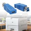 USB B3.0 Male To Type C Female Converter for Fast Data Transmission Charging for Printer and External Hard Disks