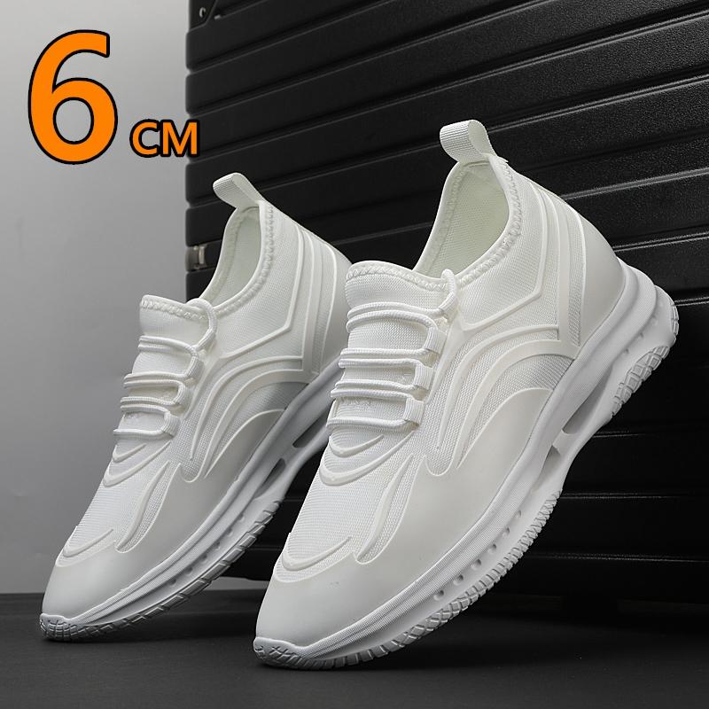 New Casual Sneakers Men Elevator Shoes Sports Shoes With Hidden Heels 6CM Heightening Shoes Man Daily Life Footwear