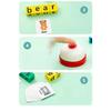 Carte Anglaise pour Enfants Montessori Blocs de Construction en Bois Lettres Anglaises Interaction Parent-Enfant Bataille d'Orthographe Jeux de Bureau