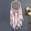 AEE4-Dream Catcher Handmade Wind Chime Feather Living Room Bedroom Wall Hanging Ornaments Birthday Gifts Home Decoration