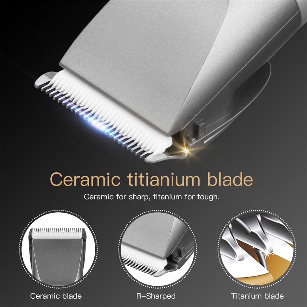 Professional Hair Clipper Rechargeable Men's Barber Beard Trimmer Low Noise Adult Kid Haircut Hair Cutting Machine
