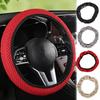 Car Universal Steering Wheel Cover Prevent Hand Sweat Inner No Steering Elastic Handle Comforta J1D4