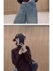 Slimming Long-Sleeve Velvet High-Neck Shirt for Women with Skin-Brightening Design