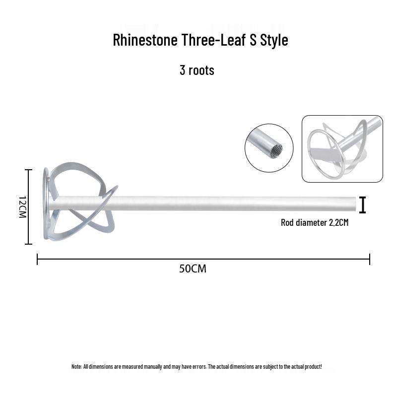 Thickened Double Mountain Plaster Putty Paint Mixer Rod