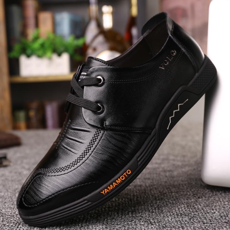 2024 New Men's Business Dress Shoes Genuine Leather England Fashion Casual Oxfords Shoes Classic Men Leather Dress Shoes Loafers