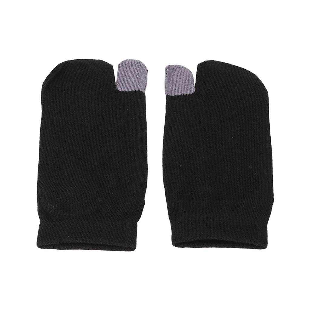 Fashionable Two Toe Socks Breathable Finger Socks Sweat Absorbing Pure Color Ankle Socks