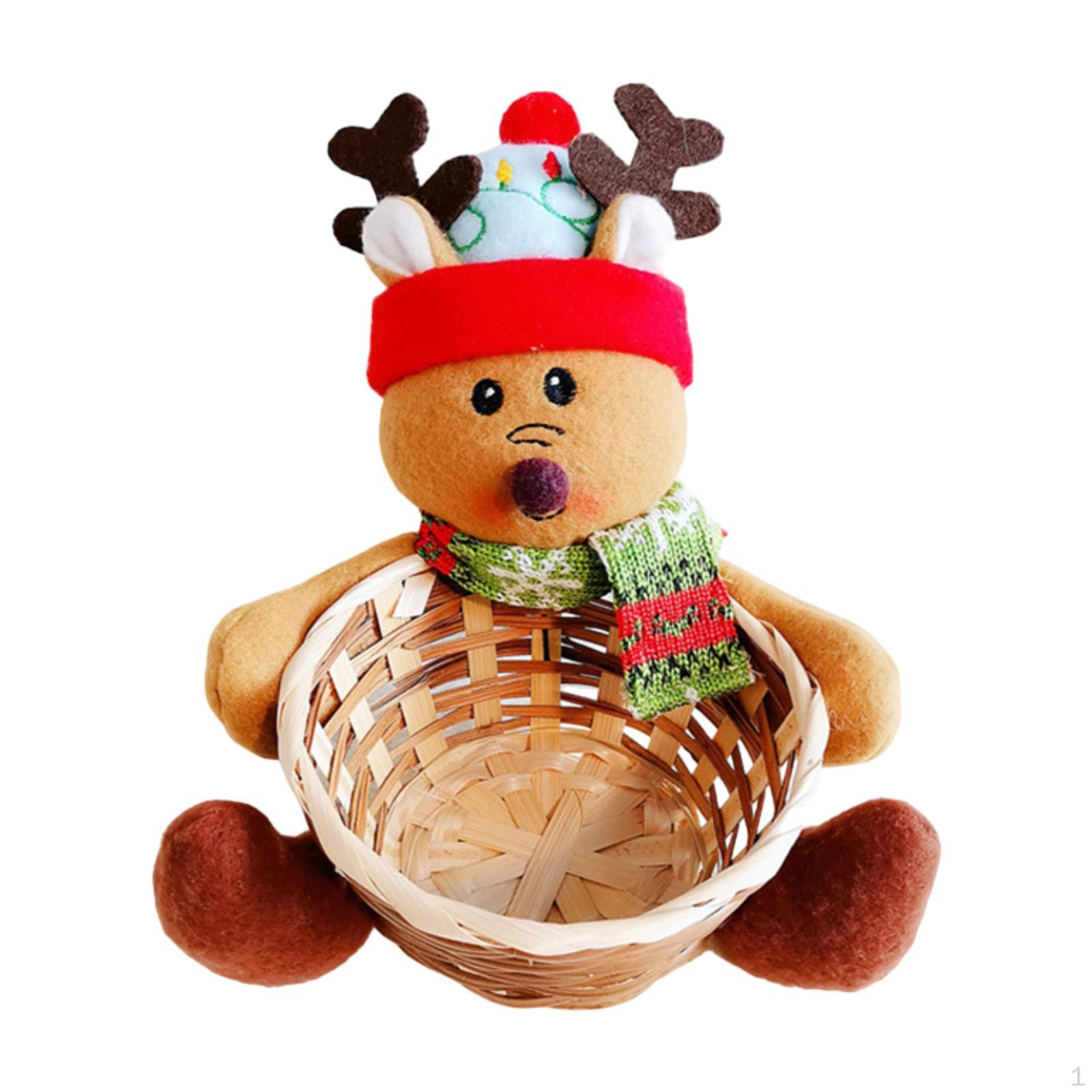 

Рождественская корзина для хранения, коробка конфет, креативные, милые подарки, домашний декор, поделки для жизни E