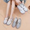 Fashion Retro Baotou Sandals Women Summer Outside Wear New Fashion Flat Bottom Shoes for Women Casual Breathable Hollow Female Moccasin