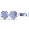 High Capacity Button Cell Battery Pack of 10/20/30/40pcs LR43 AG12 Batteries 110mAh 1.55V Button Cell Reliable Power