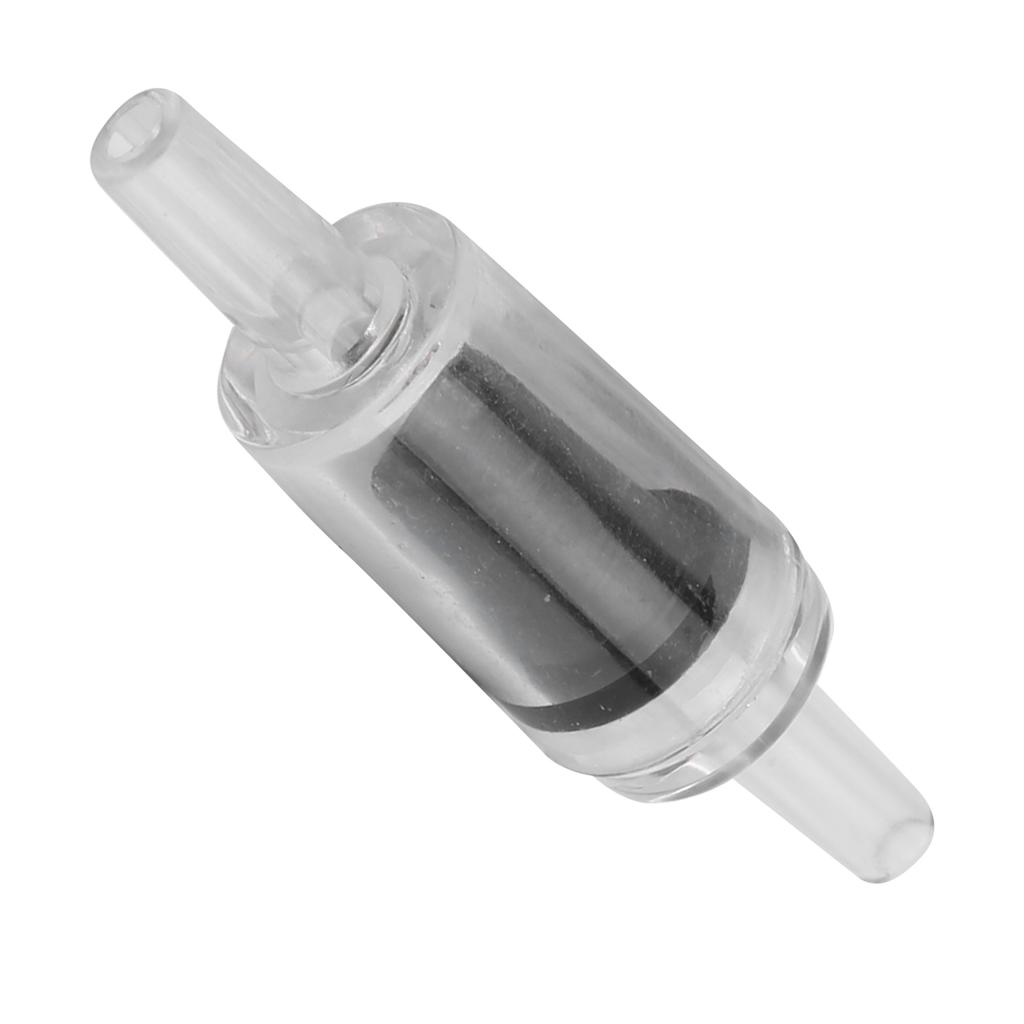 10PCS One Way   Pump Check Valves Plastic NonReturn Check Valve for Fish  (Black )