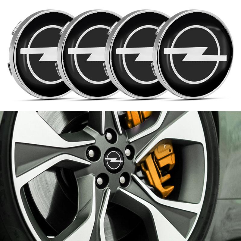 4ks 60mm Krytky středového náboje kola auta Kryt ráfku Samolepky s emblémem Pro Opel Astra j g Insignia Corsa d Vectra c Zafira a Auto Gadgety