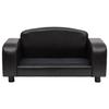 VidaXL Canapé pour Chien Noir 80x50x40 cm Similicuir Sofa pour Chat Animaux 170965