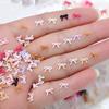50Pcs Mixed Mini Bow Nail Charms Colorful 3D Resin Bowknot Nail Art Decoration Handcraft Accessories For Diy Manicure Salon