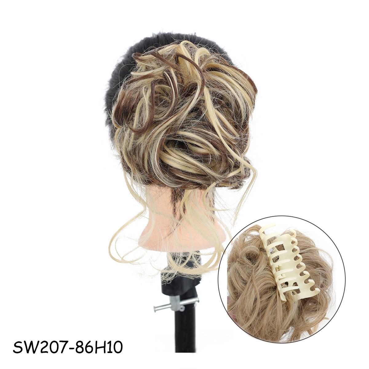 

Синтетические грязные вьющиеся волосы в виде когтей, булочка, шиньон, наращивание волос, резинки для волос, искусственные накладные волосы с хвостом для женщин, шиньоны