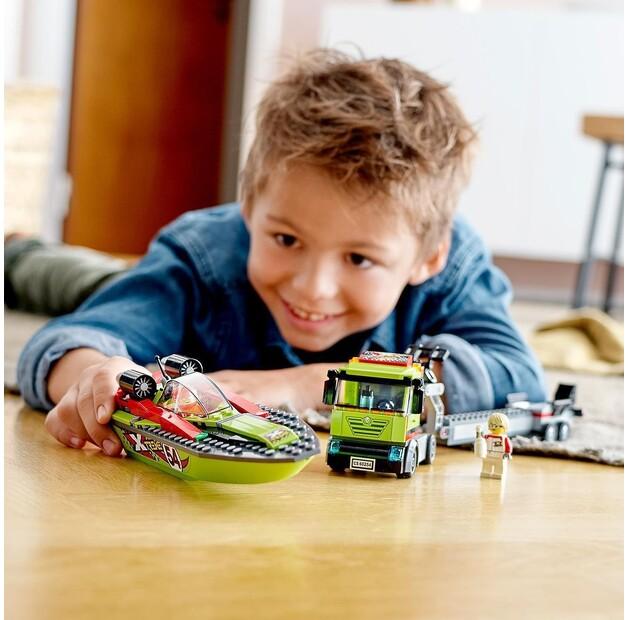 LEGO City 60254 Racing Boat Transporter