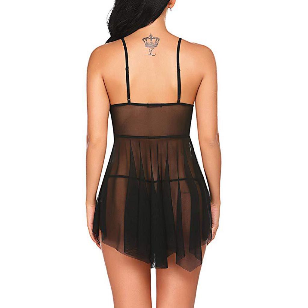 Women Sling Lace Print Lingerie Sexy Camisole Nightdress Skirt Sexy Underwear