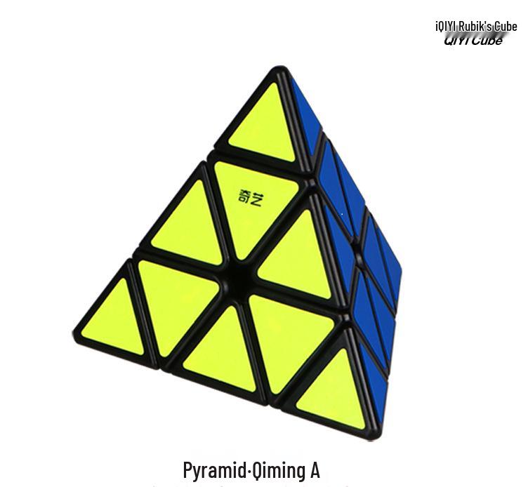 Qiyi 2345 Schicht Schwarz Sticker Magischer Ahornblatt Pyramidenwürfel - Skewb SQ Twisty Unregelmäßig