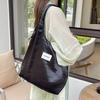 Elegant Simple Shoulder Bag Luxury Underarm Shopping Bag Fashion Design Satin Silk Tote Bag  Girls