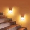 Runtowo Motion Sensor Led Light USB Charging Square Lamp Bedroom Kitchen Stair Hallway Wardrobe Cupboard Lighting Cabinet Light