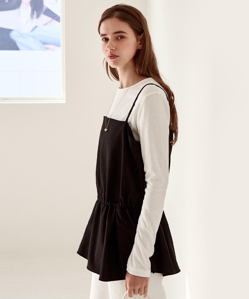 SLOWLOLLI Stripe Layered Bustier_2 Colors