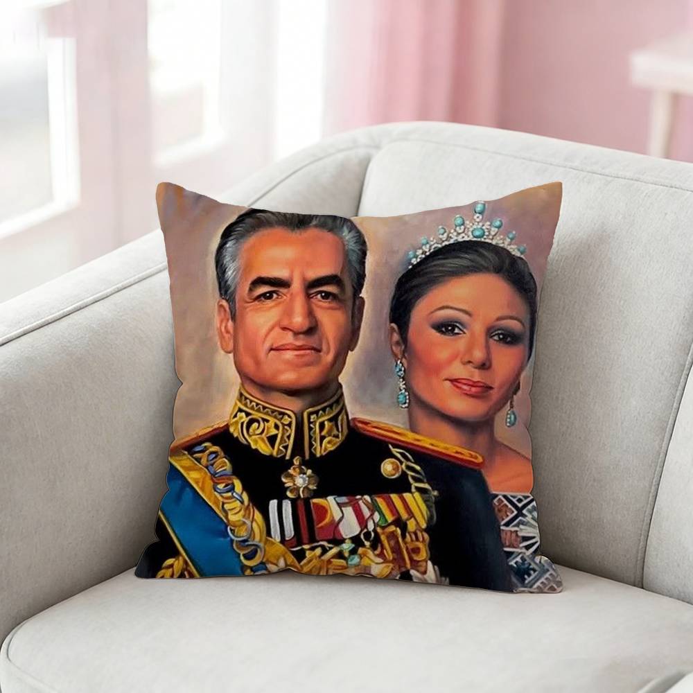 MMohammad Reza Pahlavi Pillow Case Cushion Cover Throw Pillow Case For Car Sofa 30x30cm