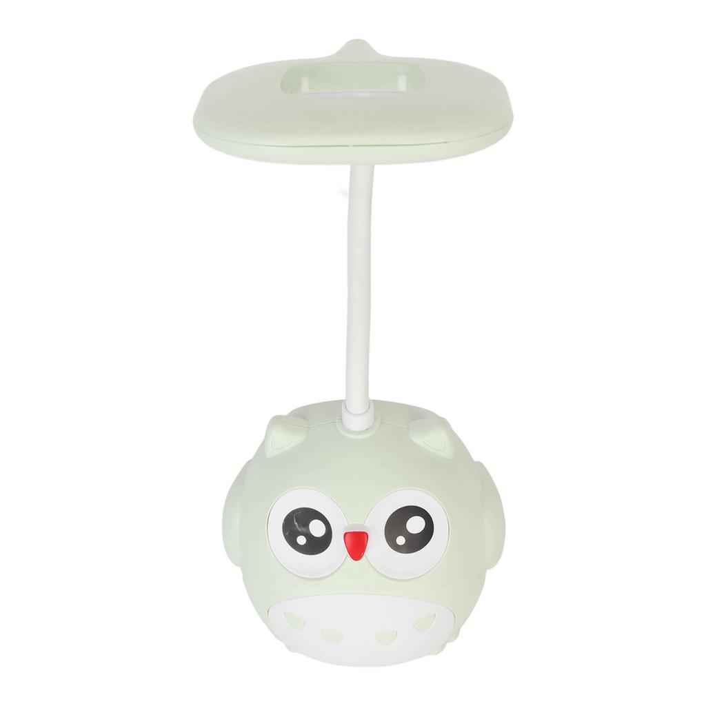 Table Lamp Pen Holder Small Eye Caring Desk USB Rechargeable LED Night Light Student Dorm Room Cartoon Owl Shape