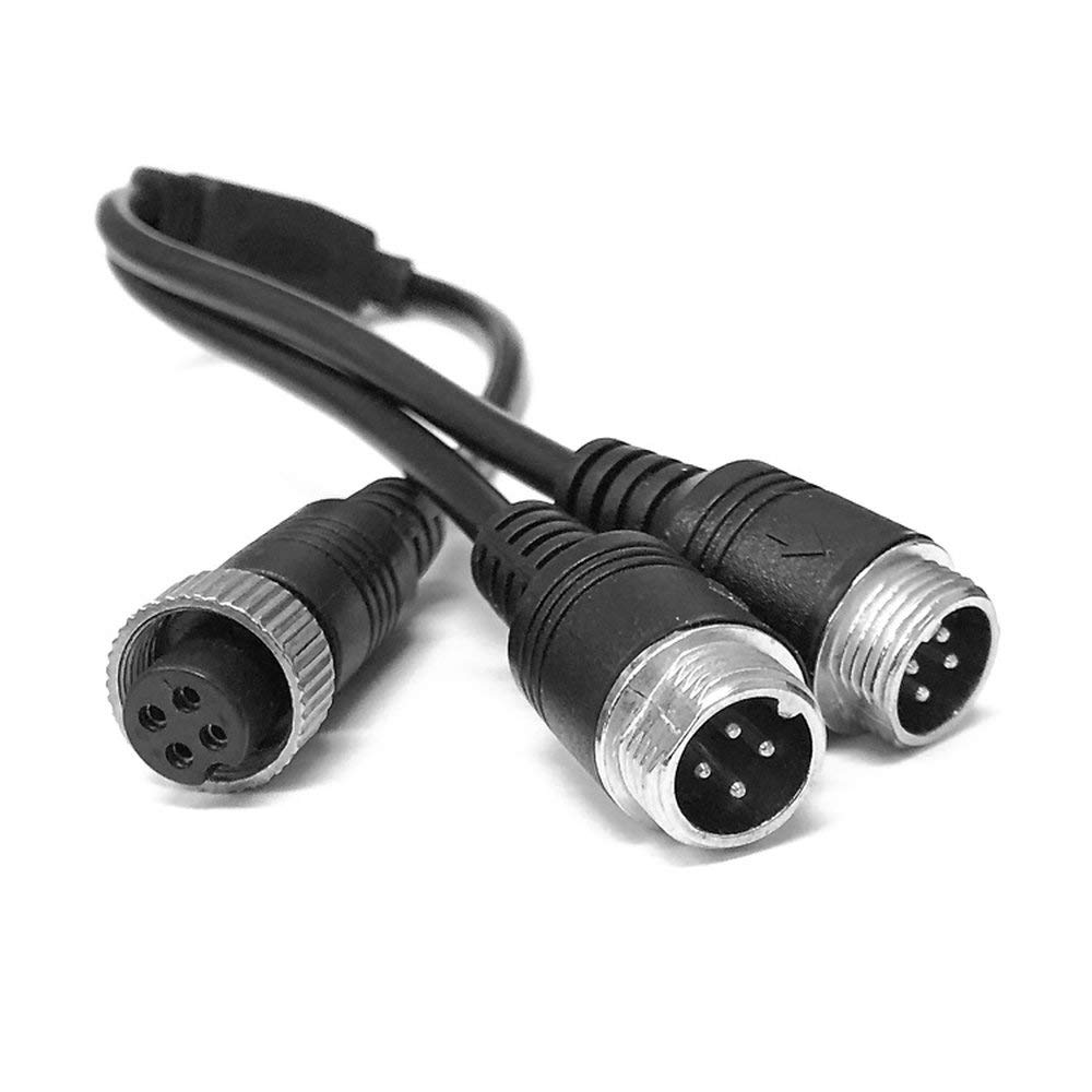 Sunny 4 Pin Splitter Cable, 2 Split Connection Cord, Length 11.8 inches (30 cm),