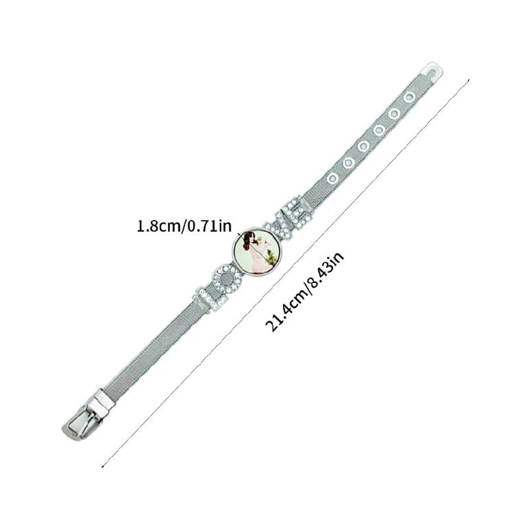 Heat Transfer Blank Bracelet Sublimation Blank Bracelet for Bracelet Making Gift