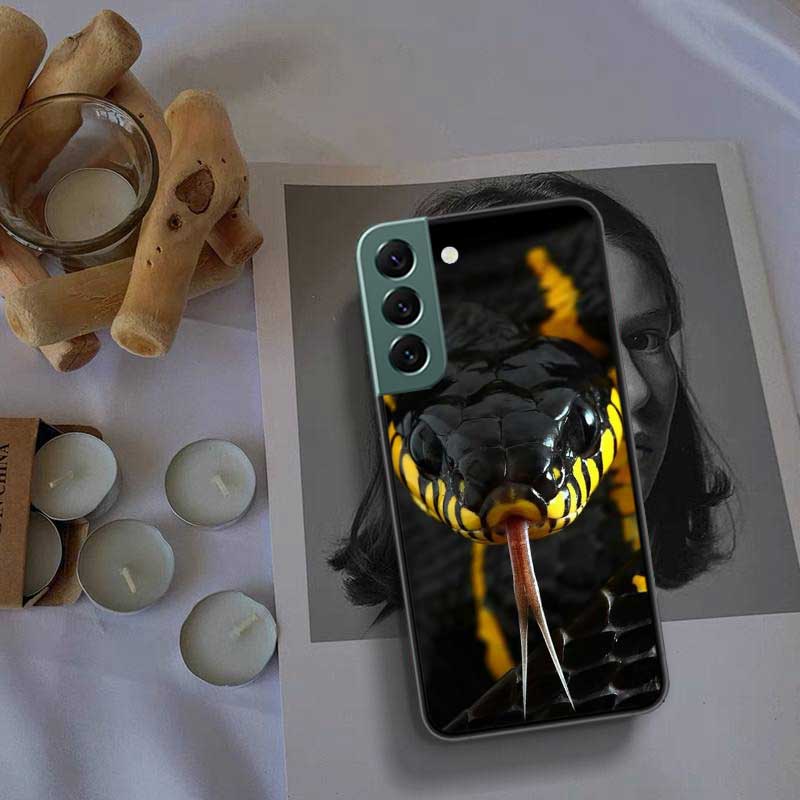 Forest Vipers And Pythons Phone Case For Samsung Galaxy S22 S25 Ultra S21 S10 Plus S26 Edge S20 S23 S24 FE Cover Silicone So