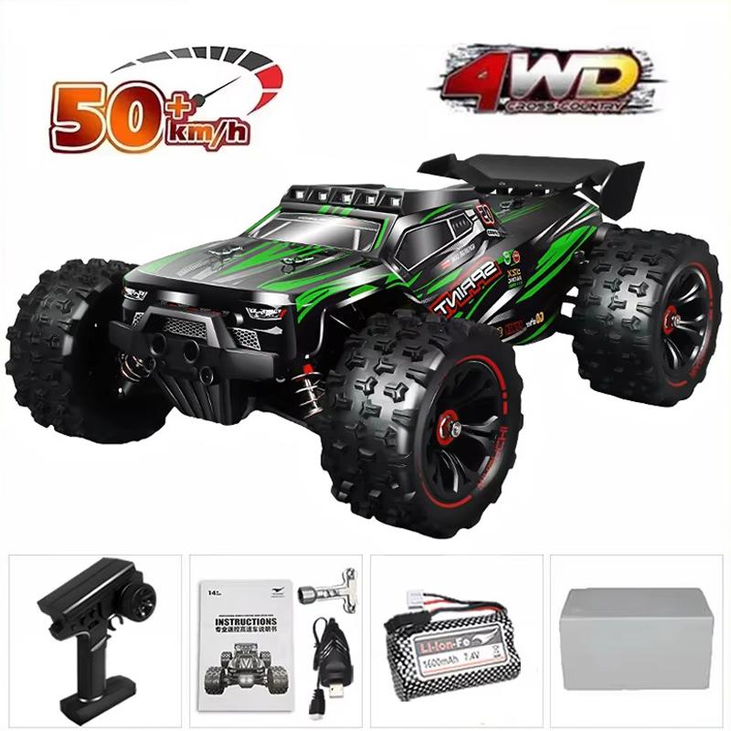 

1:16 85KM/H Or 50KM/H 4WD RC Car With LED Remote Control Cars High Speed Drift Monster 4x4 Truck for Kids vs Wltoys 124017 Toys