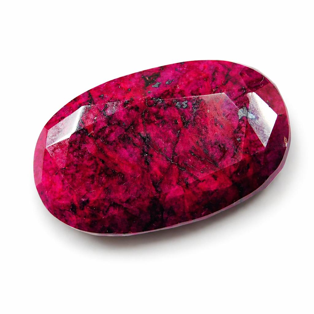 230 Ct Natural Oval African Pigeon Blood Red Ruby Certified Loose Gemstone