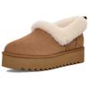 UGG Thick Sole Casual Ankle Snow Boots Women boots Brown 1166733-CHE