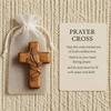 DIY Craft Pocket Cross Handcrafted Wooden Comfort Cross  for Patriotic Christian Gift