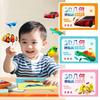 3D Children's Stickers DIY Handmade Sticker Toys Gifts Geometric Collage Sticker Book