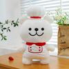 Maltese Plush Toy Chef Line White Restaurant Decor Child Birthday Gift Doll
