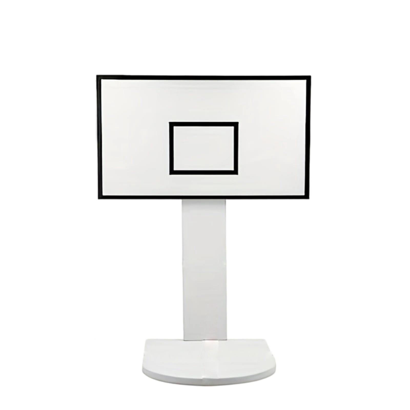 

Держатель для мусорного бака для баскетбола, щит для мусорного бака, белый деревянный баскетбольный мусорный бак и держатель для мусорного бака для баскетбола для спальни, офиса, кухни One Size