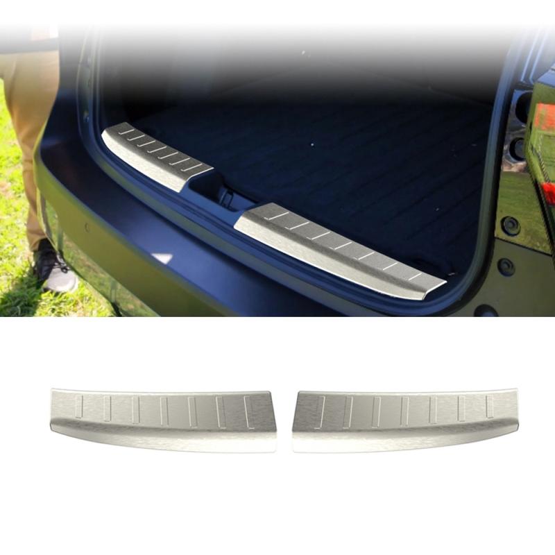 For Nissan Kicks 2025 2026 stainless steel Built-in Rear Bumper Protector tailgate door Sill Trunk Tread Plate Trim Accessories