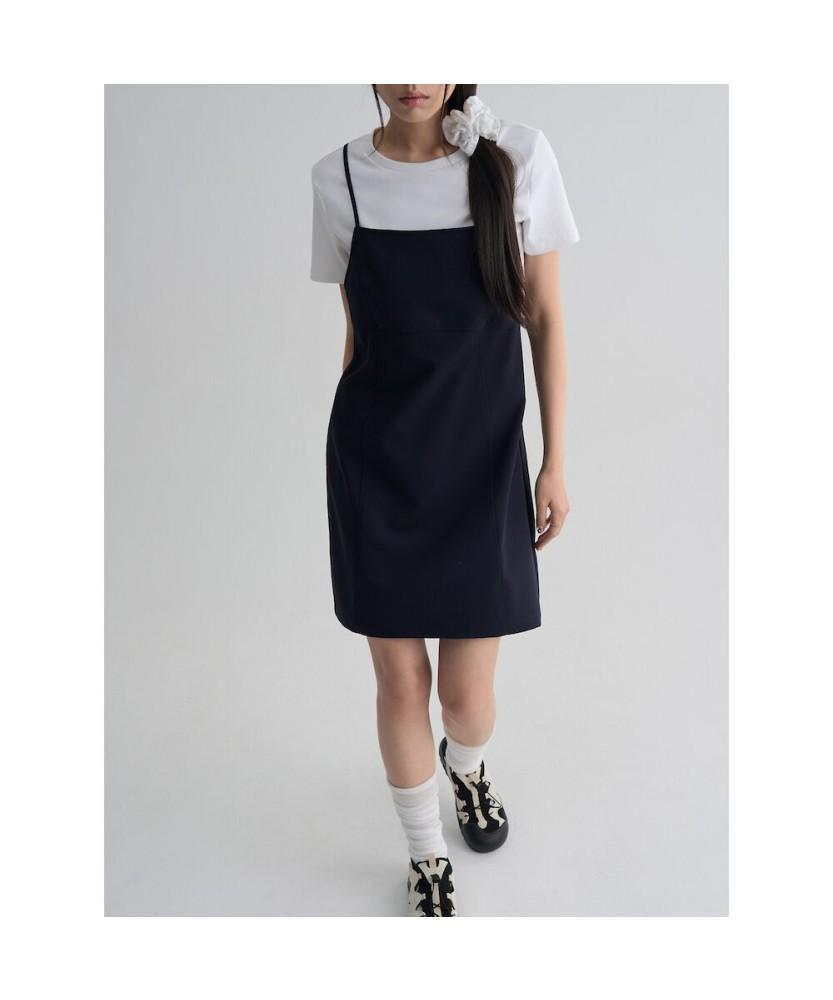 8SECONDS Sleeveless Layered Dress Navy