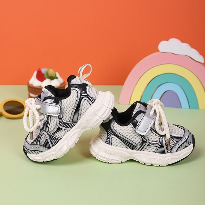 Baby Sneakers Non-slip Mesh Breathable Toddler Kids Running Shoes Soft Bottom 2025 New Boys Girls Sports Shoes Comfortable