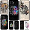 Brain Art For OPPO A58 A78 A98 A17 A57 A77 A16 A76 A96 A74 A94 A5 A9 A15 A52 A72 A93 A53 A54S Case