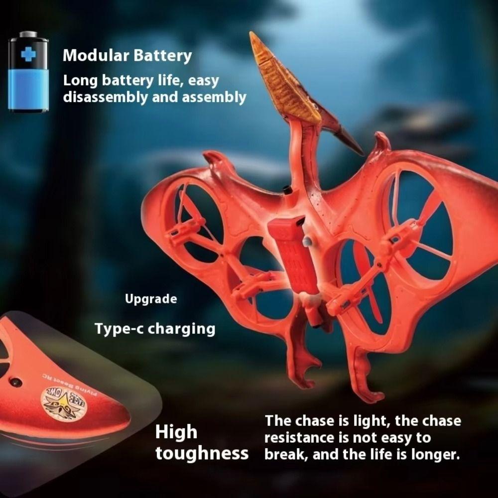 EPP Foam Flame Pterosaur Remote Control Aircraft Remote Control Aircraft Toy  Kids Gifts